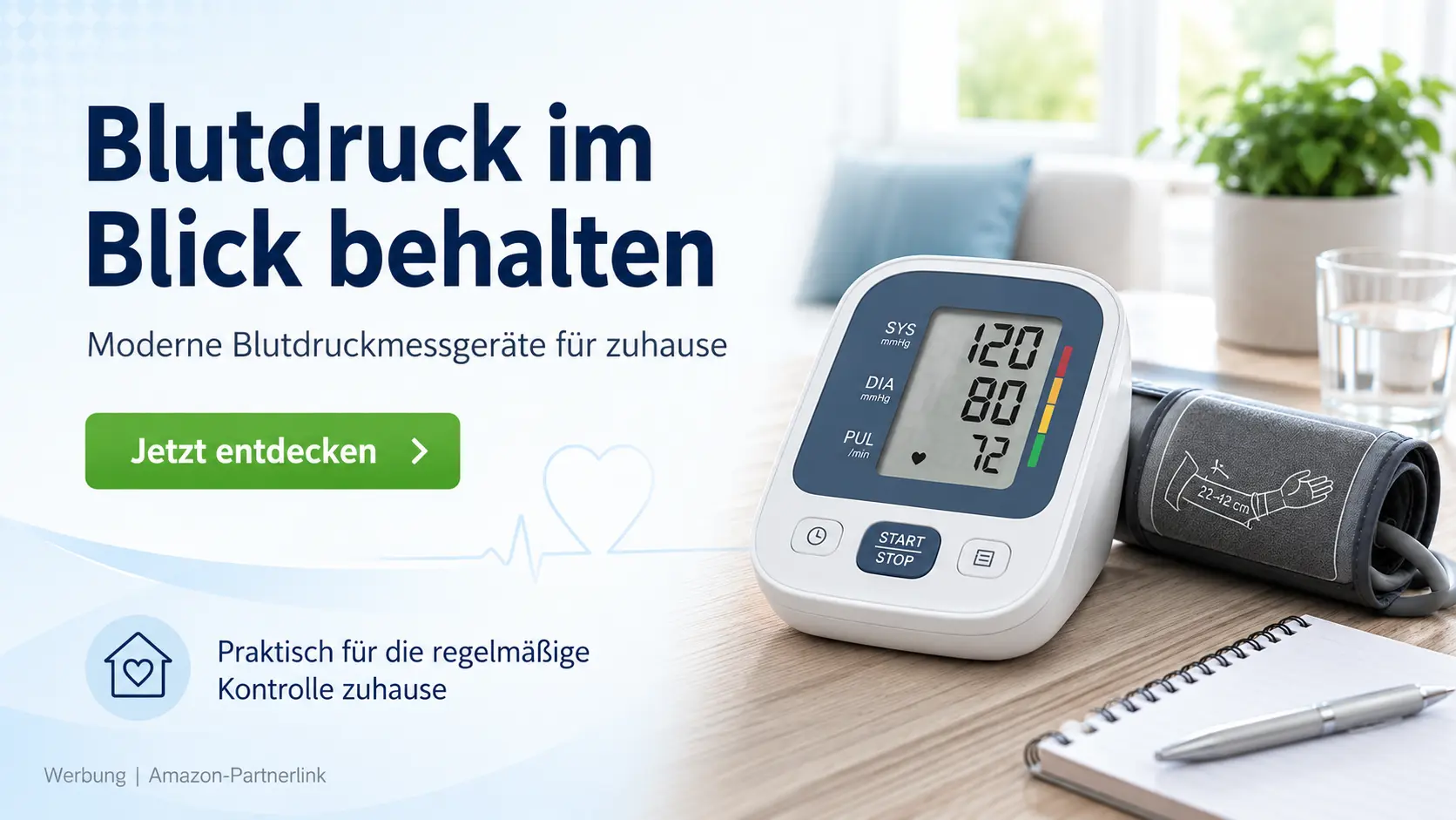 Blutdruckmessgeräte für zuhause bei Amazon entdecken